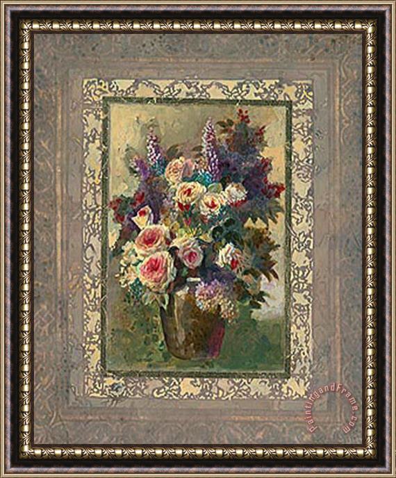 John Douglas Floral Beauty II Framed Painting