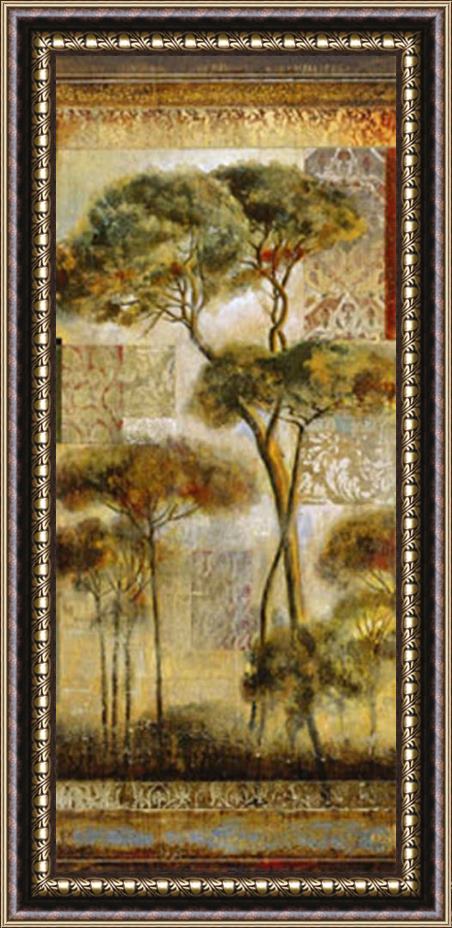 John Douglas Italian Arbor I Framed Painting