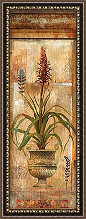 John Douglas Rojo Botanical II Framed Painting