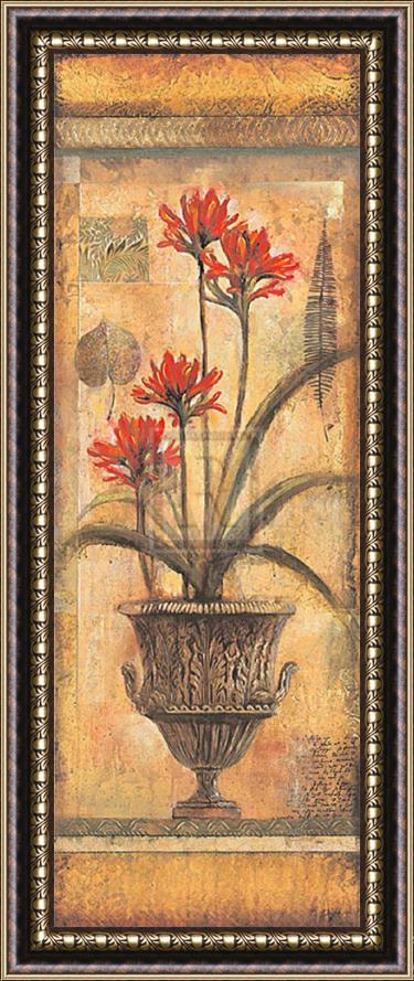 John Douglas Rojo Botanical Viii Framed Painting
