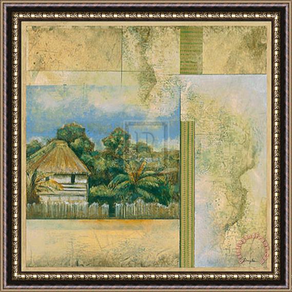 John Douglas Tropical Journey I Framed Painting