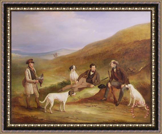 John E Ferneley Edward Horner Reynard and his Brother George Framed Painting