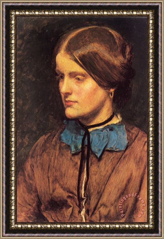 John Everett Millais Annie Miller Framed Painting