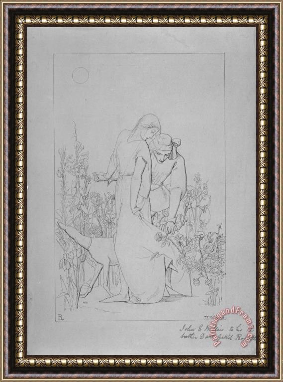 John Everett Millais My Beautiful Lady Framed Print