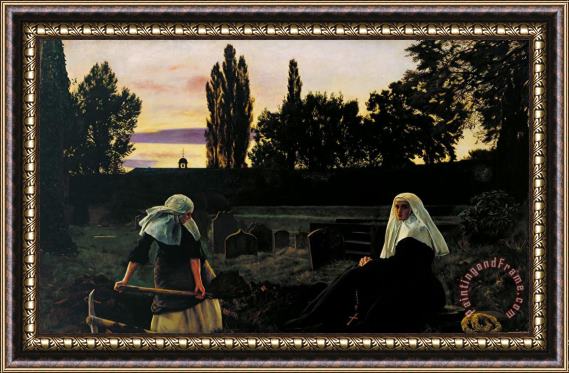 John Everett Millais The Vale of Rest Framed Painting