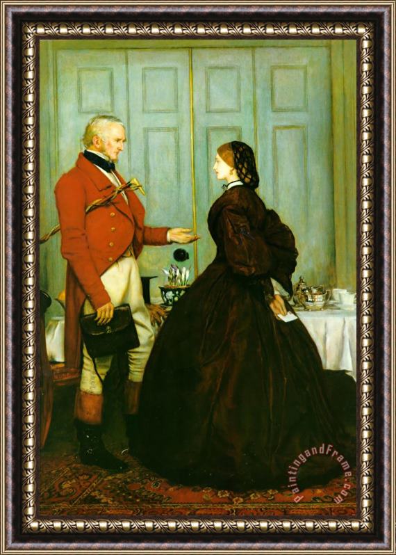 John Everett Millais Trust Me Framed Painting