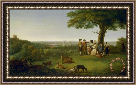 John Feary One Tree Hill, Greenwich, with London in The Distance Framed Print