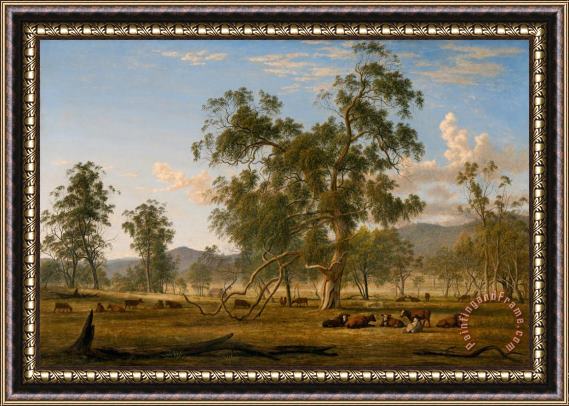 John Glover Patterdale Landscape with Cattle Framed Painting