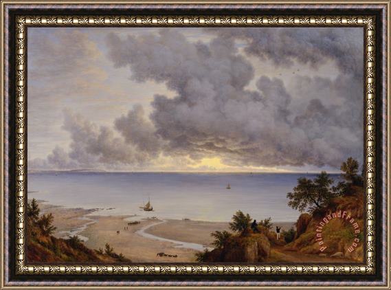John Glover Sandown Bay, From Near Shanklin Chine, Isle of Wight Framed Painting
