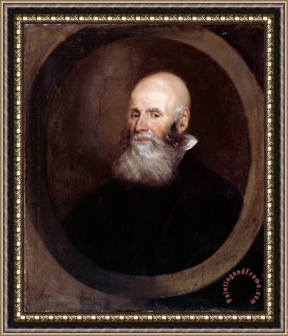 John Greenhill Head of a Bearded Man Framed Print