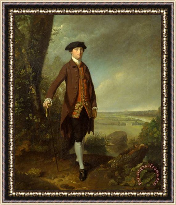John Hamilton Mortimer Thomas Le Blanc Framed Painting