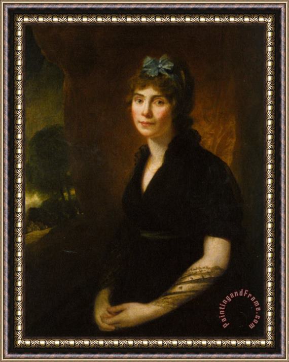 John Hoppner Portrait of a Lady Framed Print
