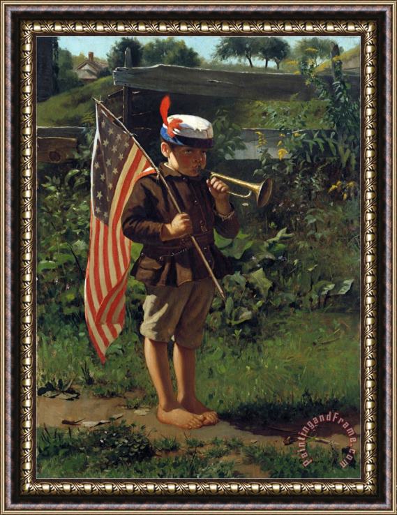 John James Audubon The Young Patriot Framed Print