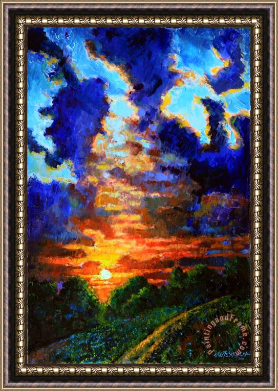 John Lautermilch Darkness Closing In Framed Painting