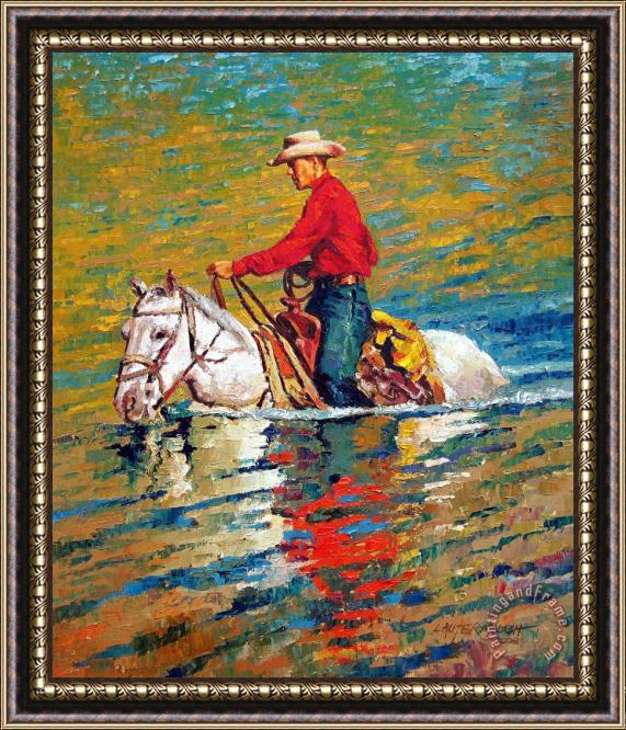 John Lautermilch In Deep Water Framed Painting