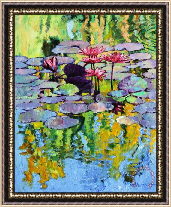 John Lautermilch Painterly Beauty Framed Painting