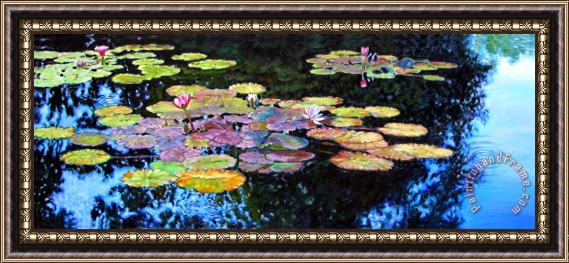 John Lautermilch Peace Among the Lilies Framed Print
