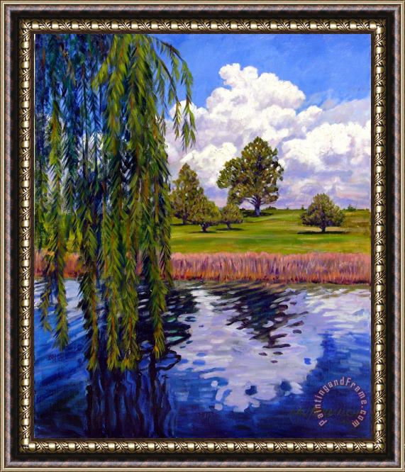 John Lautermilch Weeping Willow - Brush Colorado Framed Print