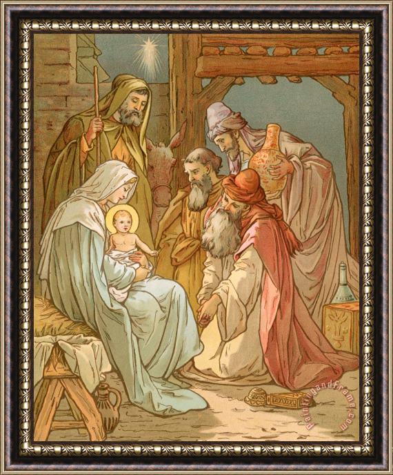 John Lawson Nativity Framed Print
