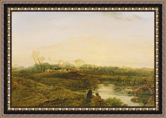 John Linnell Evening - Bayswater Framed Painting