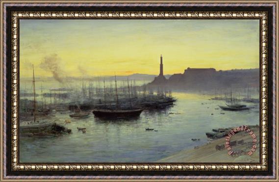 John MacWhirter Genoa Framed Painting