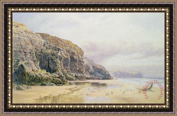 John Mogford The Coast of Cornwall Framed Painting