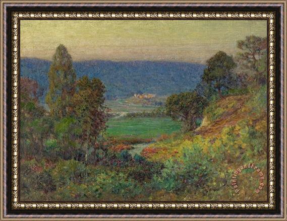 John Ottis Adams Blue Hills, Brookville Framed Painting