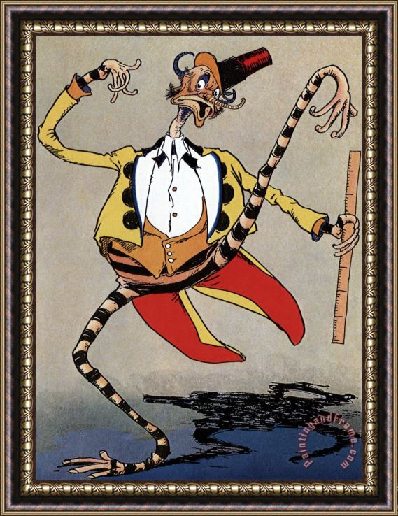 John R. Neill Land of Oz: H.m.woggle Bug, T.e. Framed Print