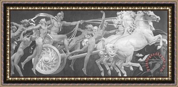 John Singer Sargent Apollo in His Chariot with The Hours Framed Print