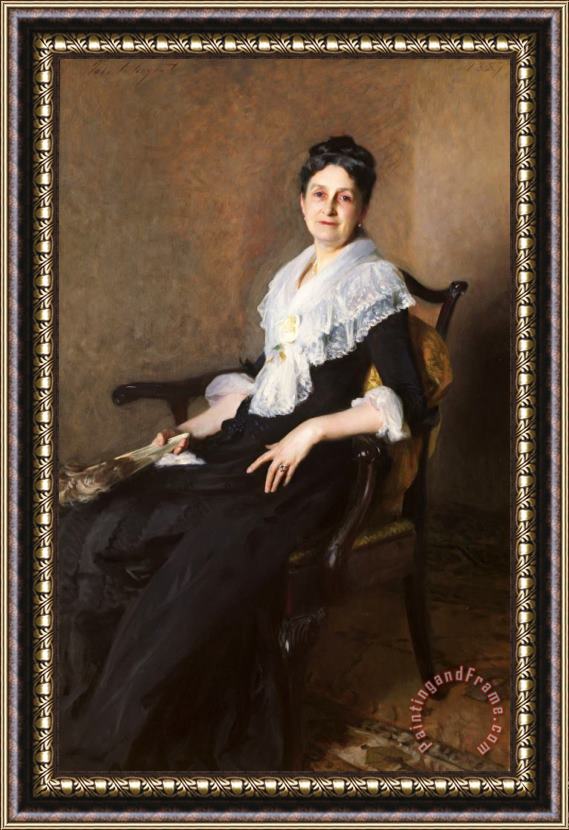 John Singer Sargent Elizabeth Allen Marquand Framed Painting