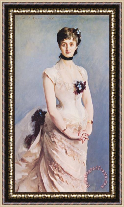 John Singer Sargent Madame Paul Poirson Framed Painting