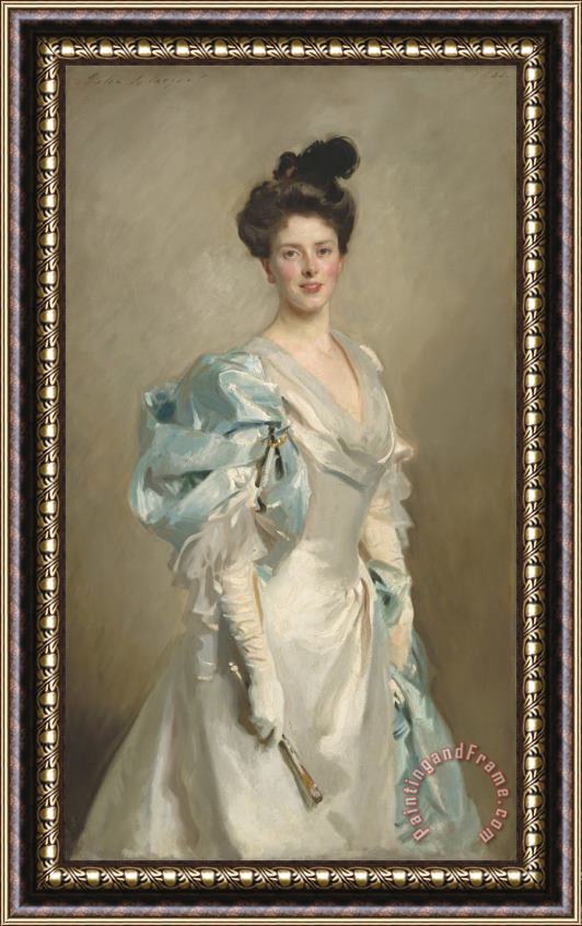 John Singer Sargent Mary Crowninshield Endicott Chamberlain (mrs. Joseph Chamberlain) Framed Print