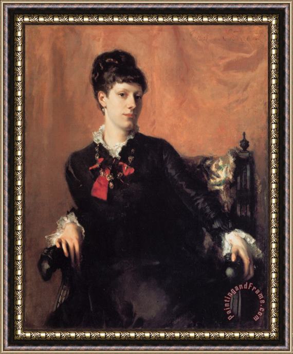 John Singer Sargent Miss Frances Sherborne Ridley Watts Framed Painting