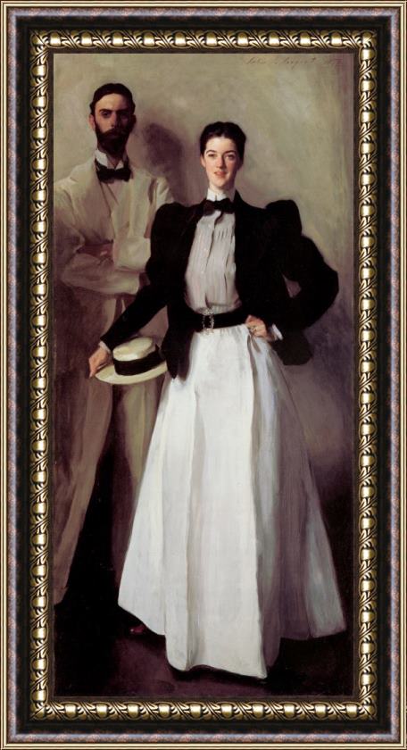 John Singer Sargent Mr. And Mrs. Isaac Newton Phelps Stokes Framed Painting