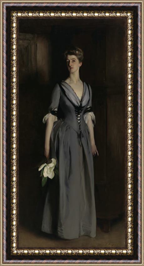 John Singer Sargent Mrs. Albert Vickers Framed Painting