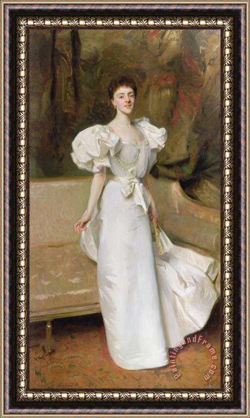 John Singer Sargent Portrait Of The Countess Of Clary Aldringen Framed Painting