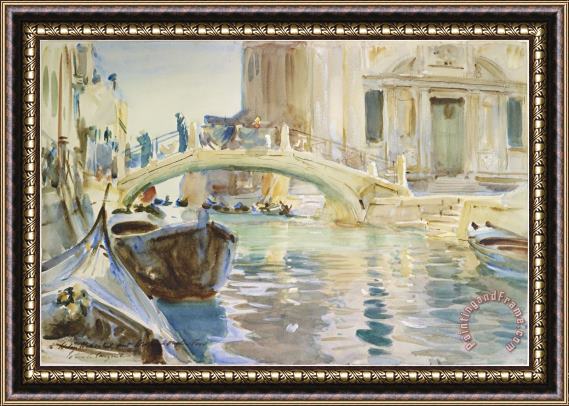 John Singer Sargent San Giuseppe Di Castello, Venice Framed Painting