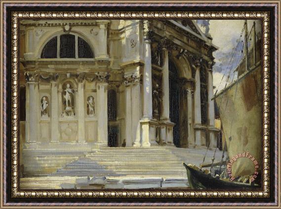 John Singer Sargent Santa Maria Della Salute, Venice Framed Painting