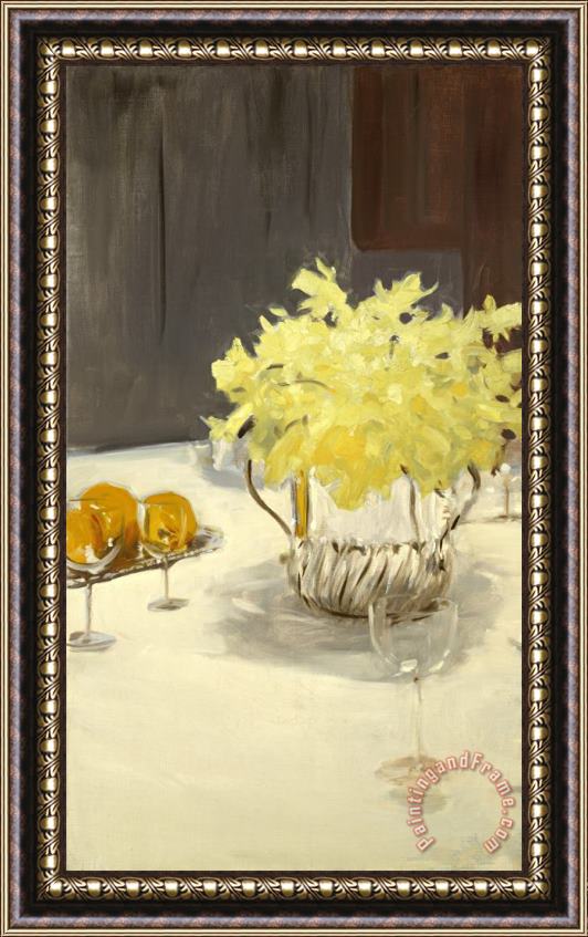 John Singer Sargent Still Life with Daffodils Framed Painting