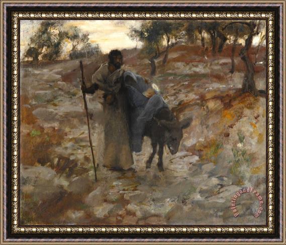 John Singer Sargent The Flight Into Egypt Framed Painting
