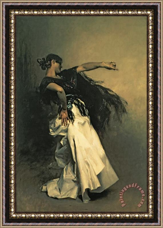 John Singer Sargent The Spanish Dancer, Study for 'el Jaleo' Framed Print