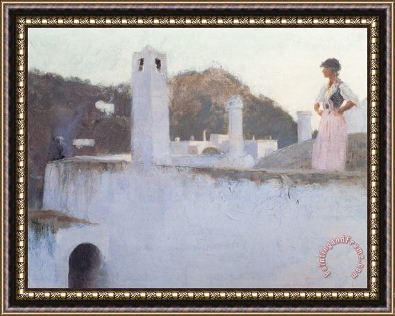 John Singer Sargent View of Capri Framed Print