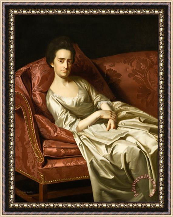 John Singleton Copley Portrait of a Lady 2 Framed Print