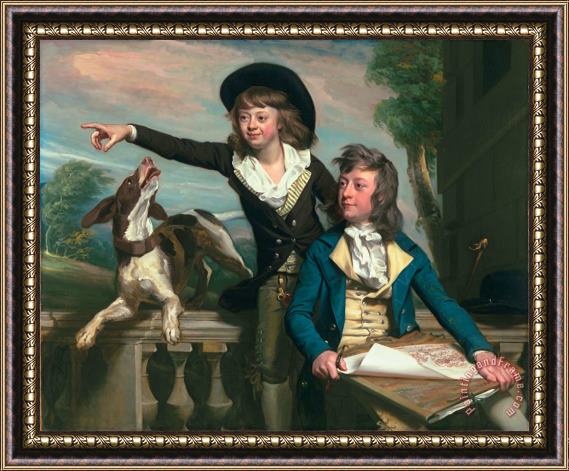 John Singleton Copley The Western Brothers Framed Painting