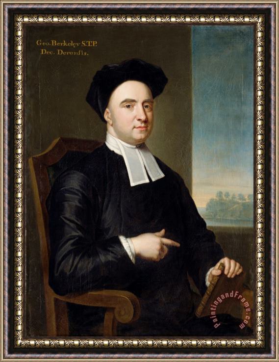 John Smibert Bishop George Berkeley Framed Painting