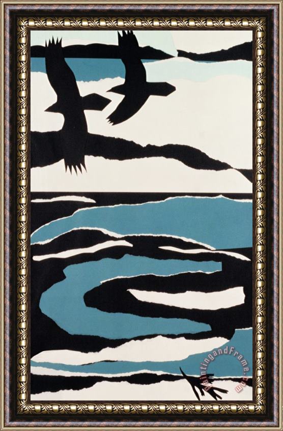 John Wallington Ravens Framed Painting