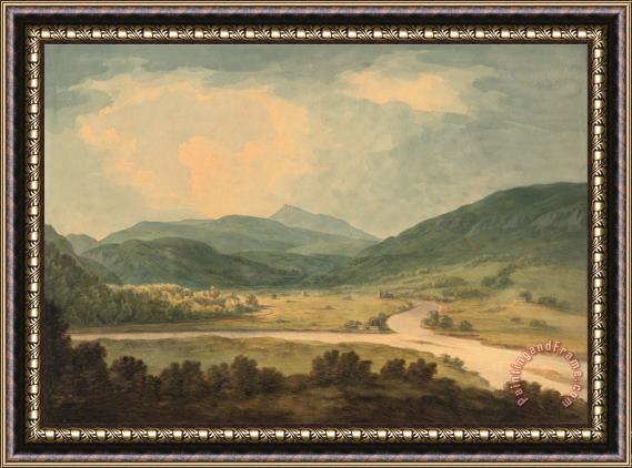 John Warwick Smith The River Tay And Tributary Framed Print