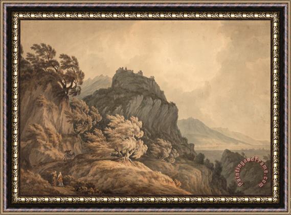 John Warwick Smith The Val D'aosta, Piedmont Framed Painting