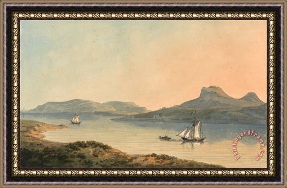 John Warwick Smith View of The Early Castle of Diganwy Framed Print