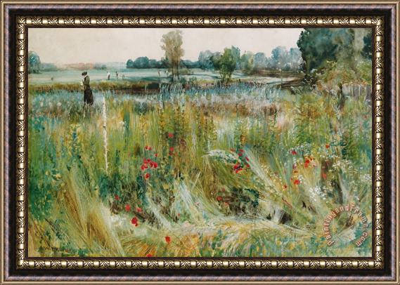 John William Buxton Knight At the Water's Edge Framed Print